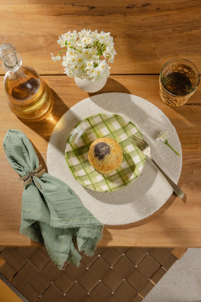 Plato de Sitio Arpillera Natural
